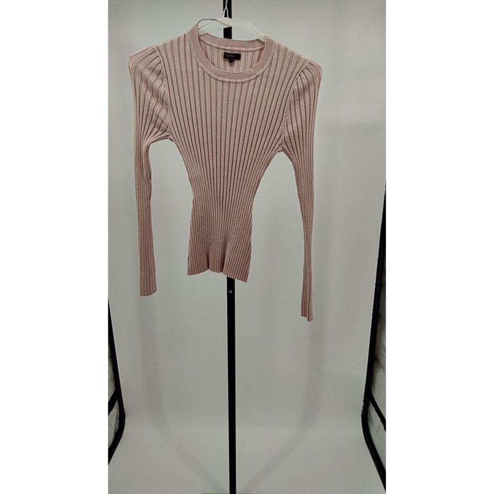Quince Pink Ribbed Knit Top
